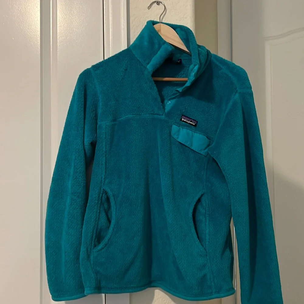 Patagonia Teal Women's Pullover - Picture 1 of 3